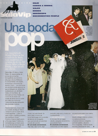 Boda Pop Septiembre 2002