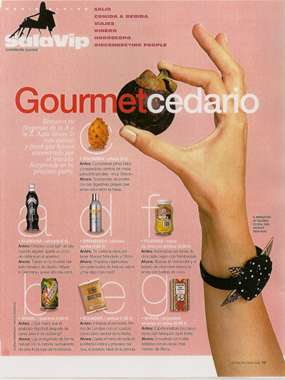 Abecedario Gourmet Países del Mundo Octubre 2002