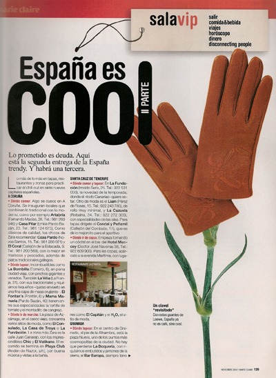 España es Cool II Noviembre 2002