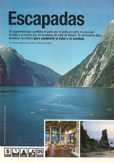 Escapadas. Diciembre 2002.