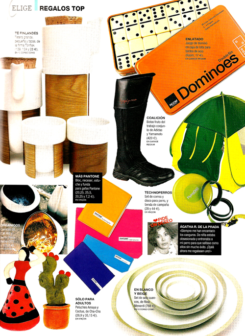 Top Regalos de Mujer Diciembre 2002