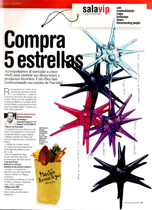 Menús Navidad Chefs Enero 2003