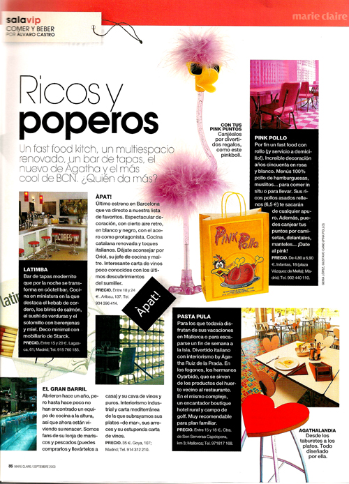 Ricos y Poperos Septiembre 2003