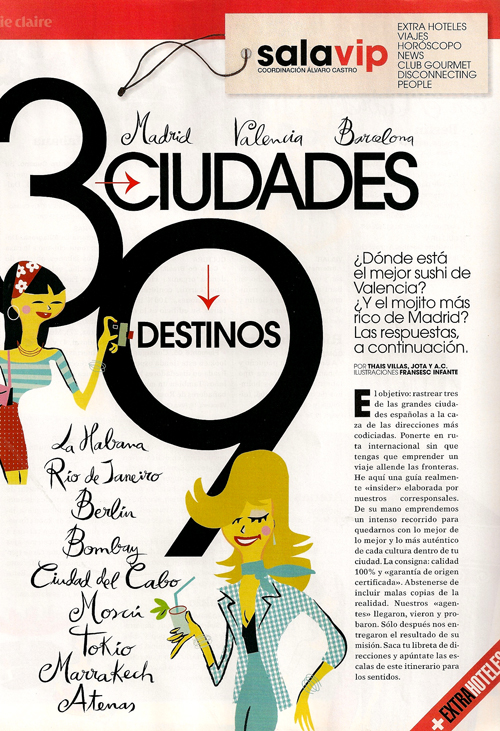 9 Destinos en 3 Ciudades Julio 2005