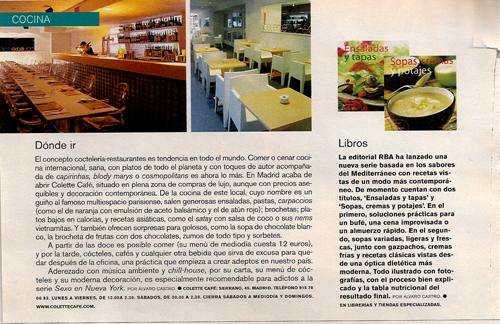 Noticiario de Cocina 18 Septiembre 2005