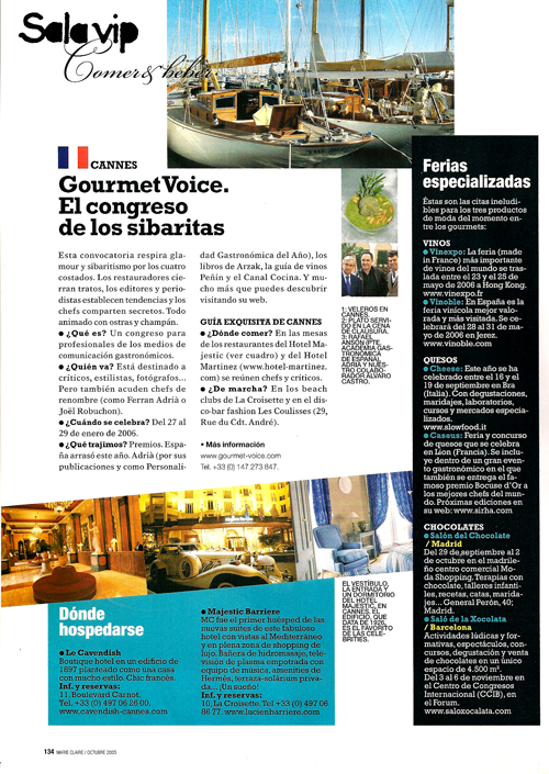 Agenda de una Gourmet Octubre 2005