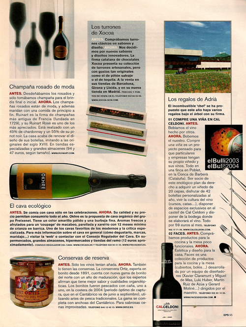 Noticiario Gastronómico 25 Diciembre 2005