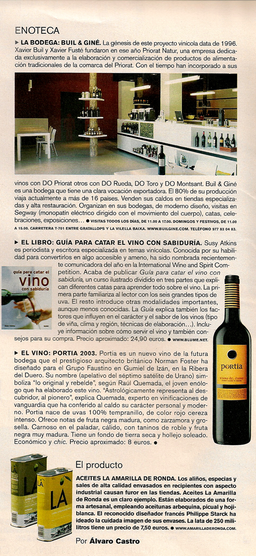 Noticiario Enoteca 5 Febrero 2006