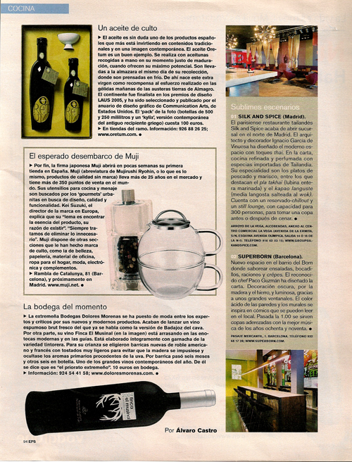 Noticiario cocina. 16 Abril 2006.