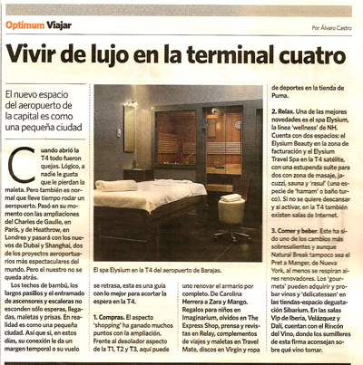 Vivir de Lujo en la T4 de Barajas. 29 y 30 Julio 2006.