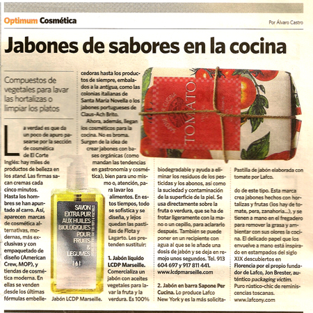 Jabones de sabores en la cocina. 5 y 6 Agosto 2006.