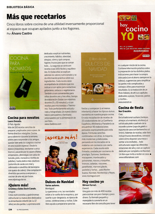 Más que Recetarios 18 Noviembre de 2007