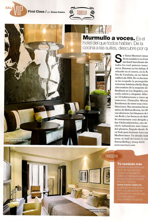 Hotel Murmuri (Barcelona). Junio 2008.