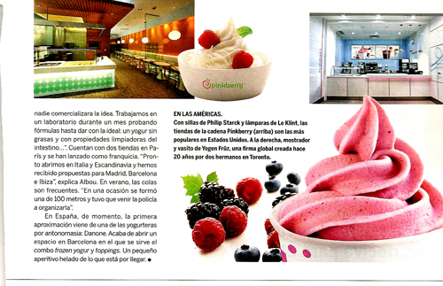 Yogur helado. 10 Mayo 2009.
