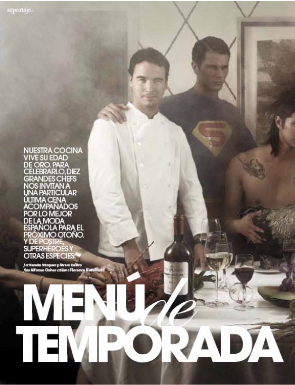 Menú de temporada. Agosto 2009