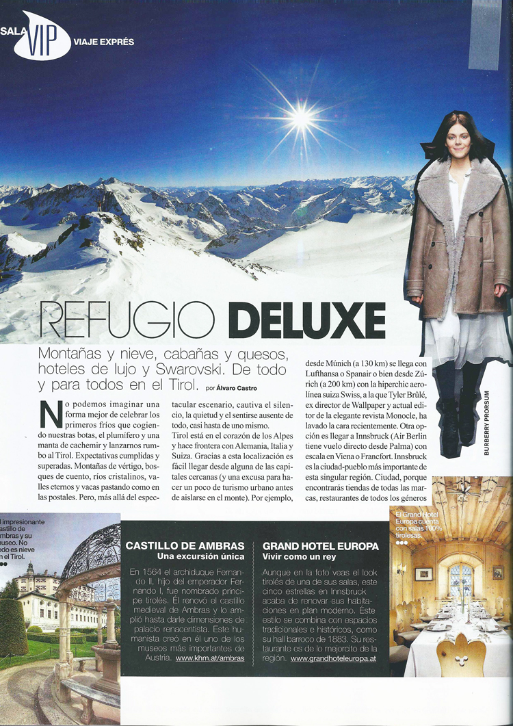Refugio deluxe. Noviembre 2009