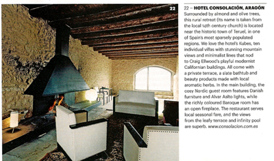 Hotel Consolación (Matarraña, Teruel). Noviembre 2009