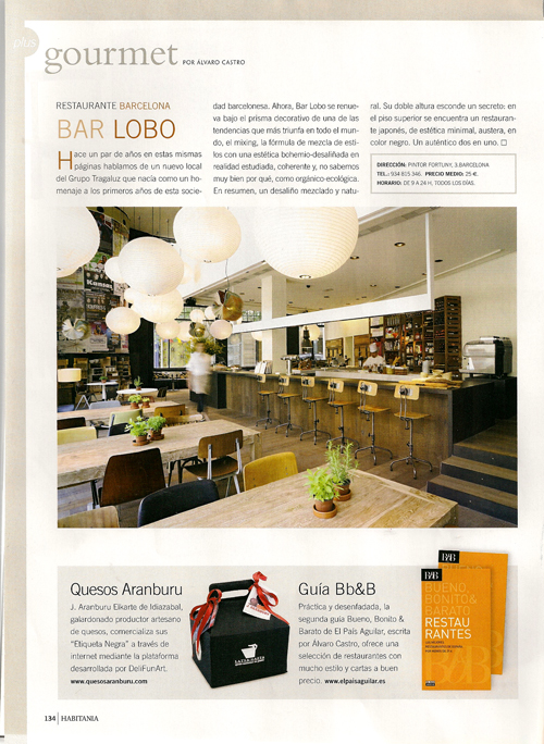 Guía Bb&B  Restaurantes en Habitania