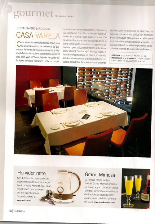 Casa Varela (Barcelona) y Grand Marnier. Nº 98.