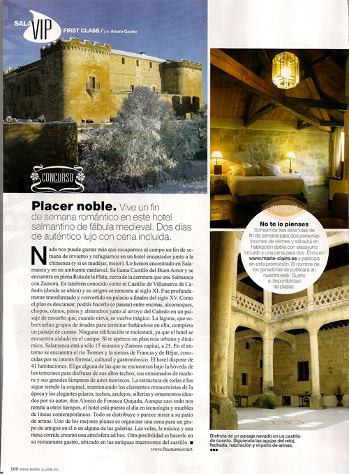 Placer Noble en Salamanca. Febrero 2010