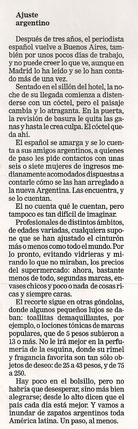 Ajuste argentino