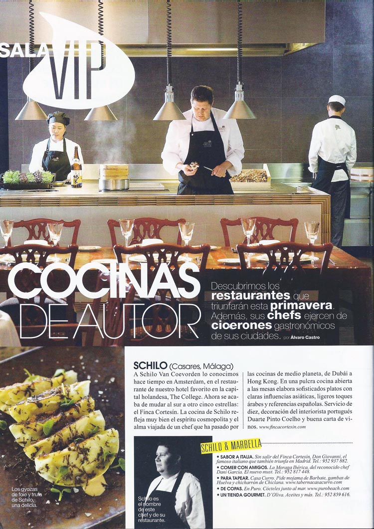 Cocinas de autor. Mayo 2010