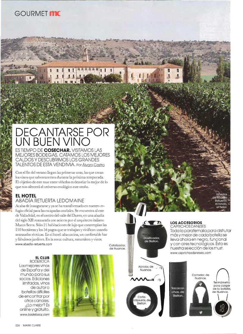 Decantarse por un buen vino. Septiembre 2011