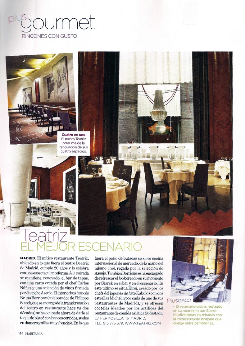 Rincones con gusto: Teatriz, Zen Market, Magasand (Madrid) y Delishop World (Barcelona). nº 122 Noviembre 2011