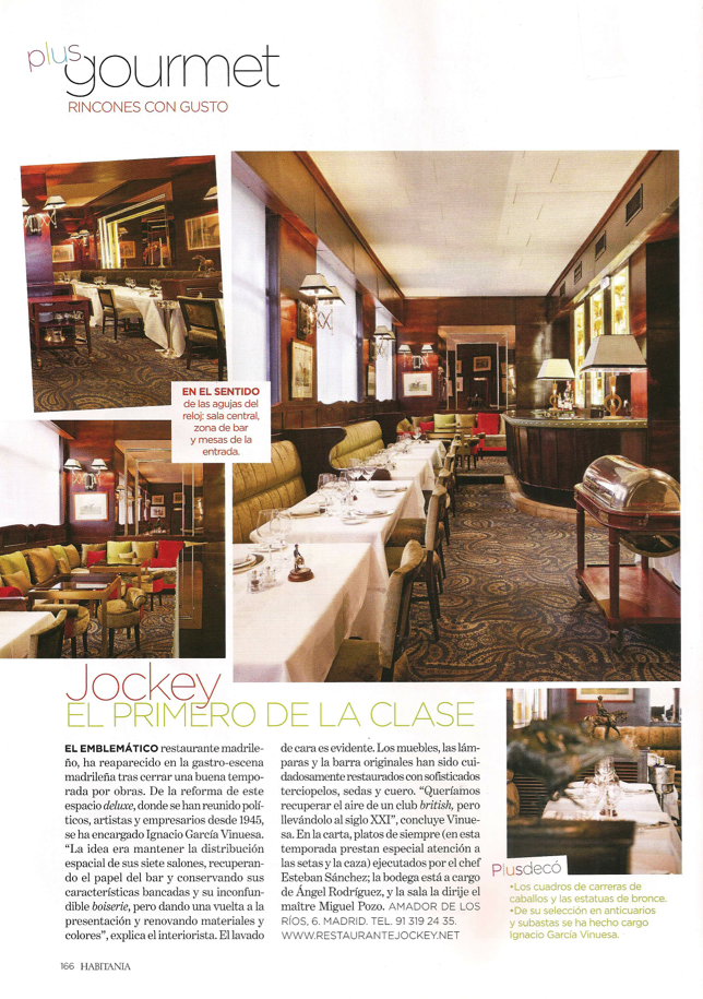 Rincones con gusto: La Cantina (Mallorca), La Royale (Barcelona) y Luzi Bombón y Jockey (Madrid). nº 123 Diciembre 2011