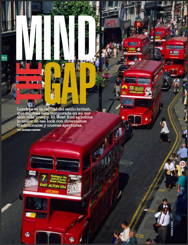 Mind the gap. Diciembre 2011