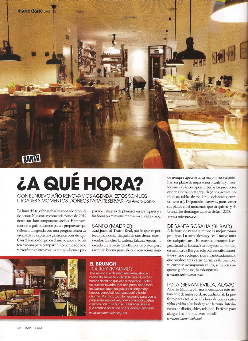 ¿A qué hora? Enero 2012