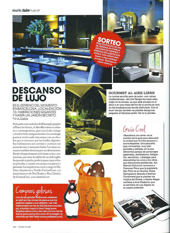 Descanso de lujo. Abril 2012
