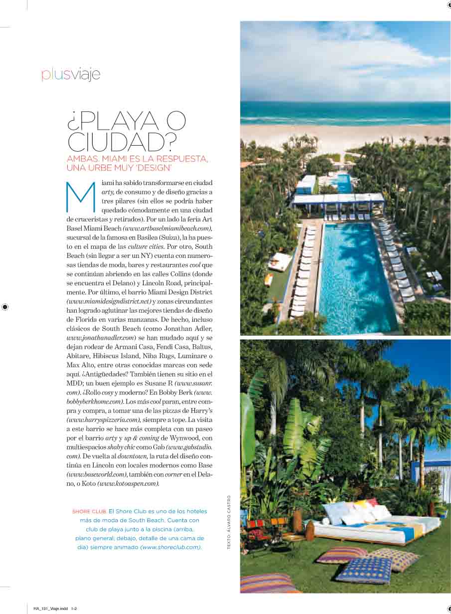 ¿Playa o ciudad? (Miami, EEUU). nº 131. Septiembre 2012