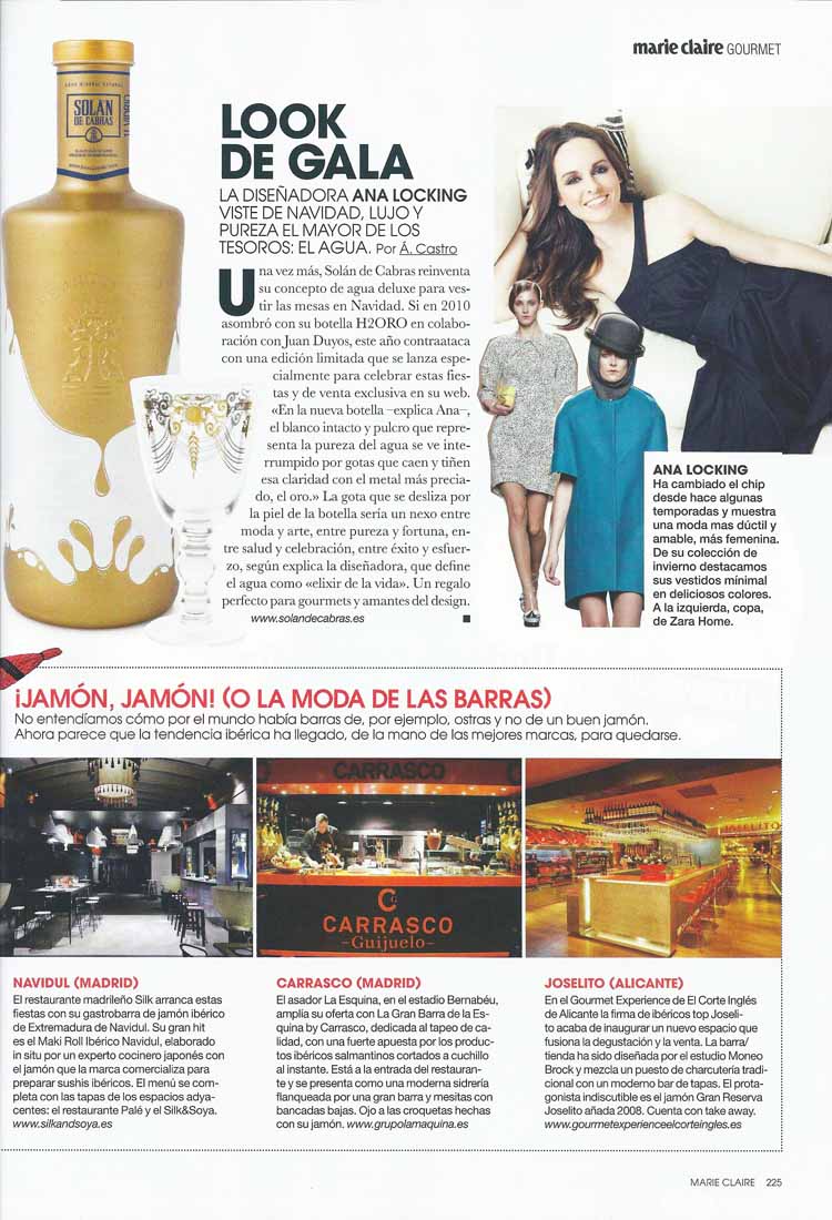 Look de gala. Diciembre 2012