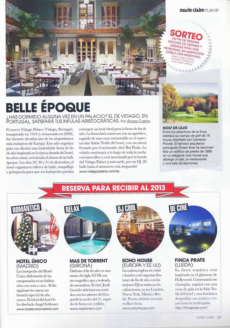 Belle époque. Diciembre 2012