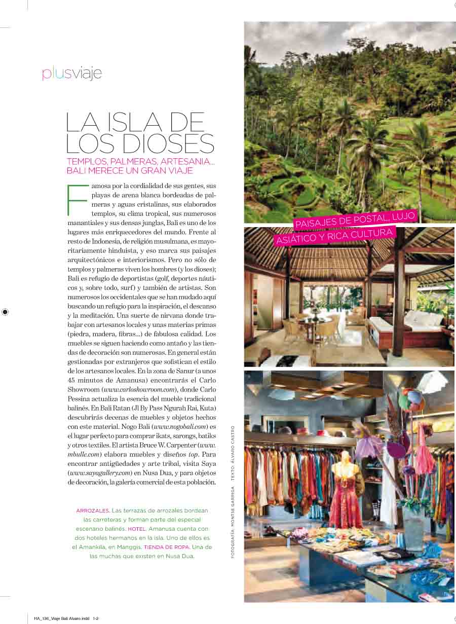La Isla de los dioses (Bali, Indonesia). nº 136 Febrero 2013