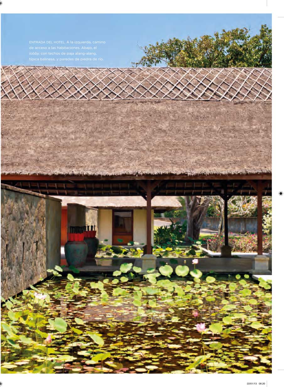 Hotel Amanusa (Bali, Indonesia). Donde habita la Sonrisa. nº 136 Febrero 2013