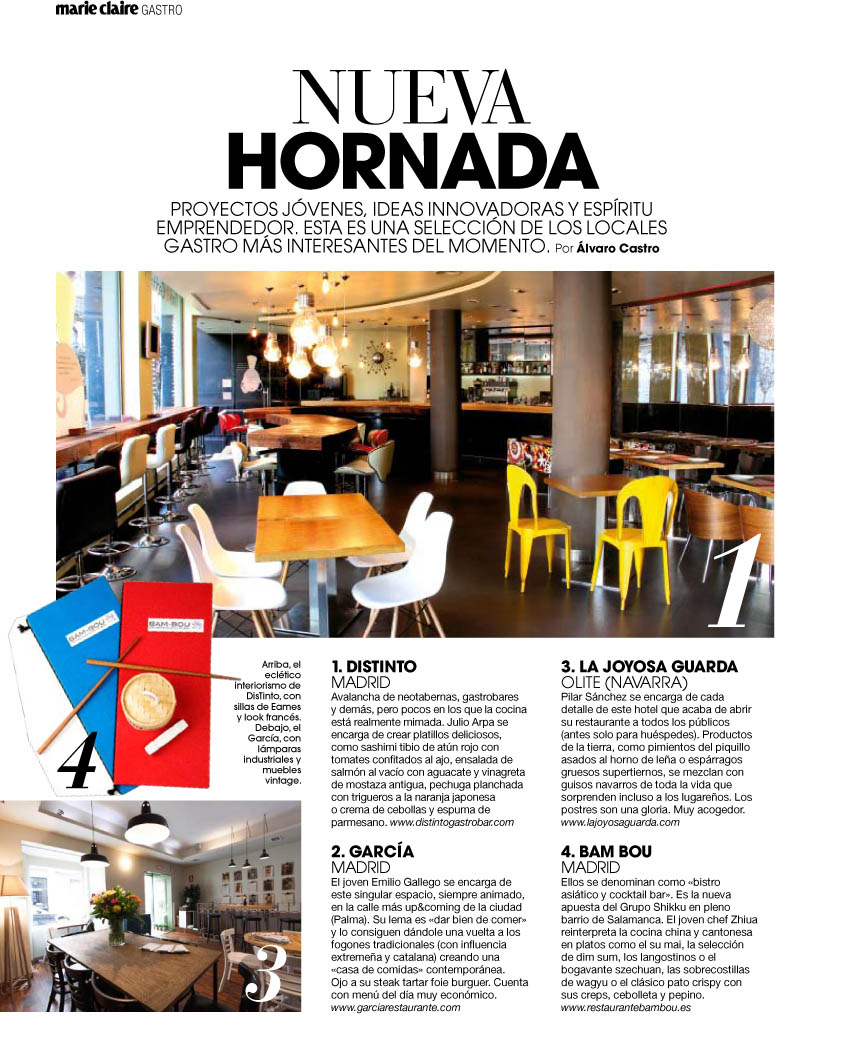 Nueva hornada. Febrero 2013