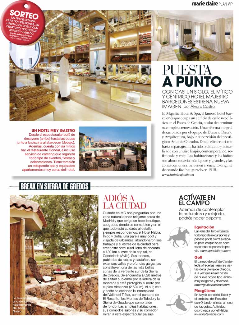 Puesta a punto. Abril 2013