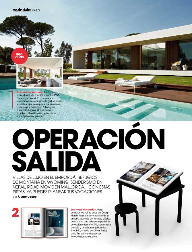 Operación salida (varios destinos). Mayo 2013