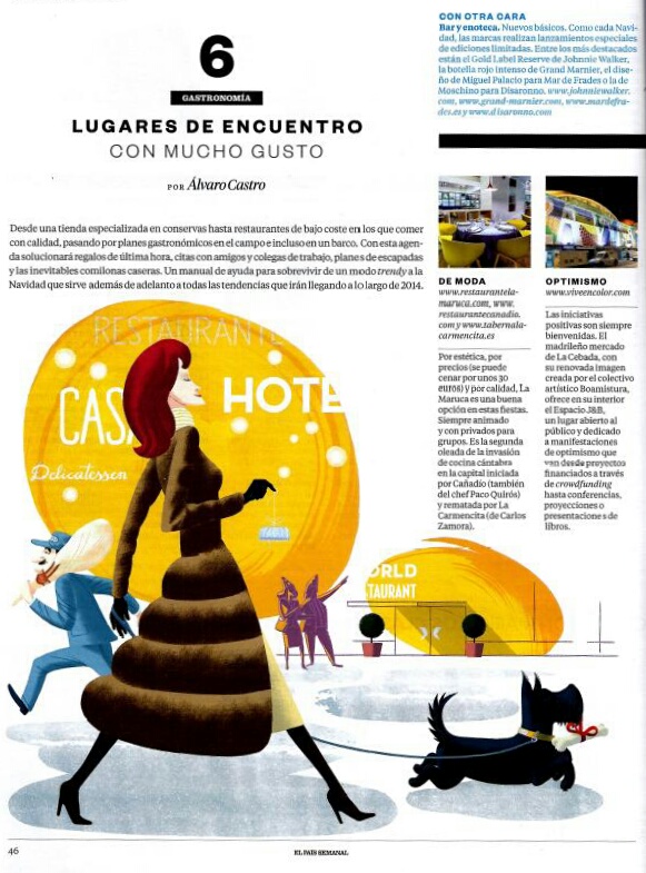 Lugares de encuentro con mucho gusto. 15 de diciembre 2013