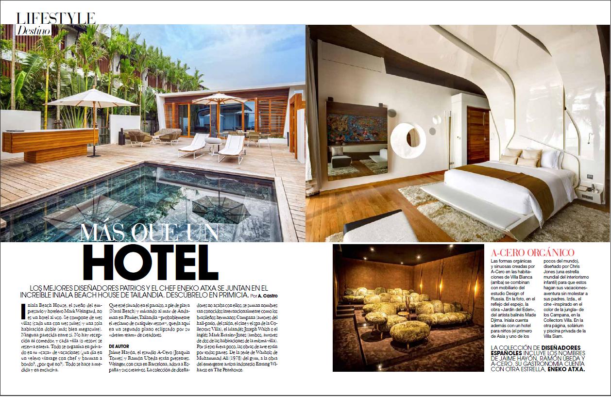 Más que un hotel. Marzo 2014