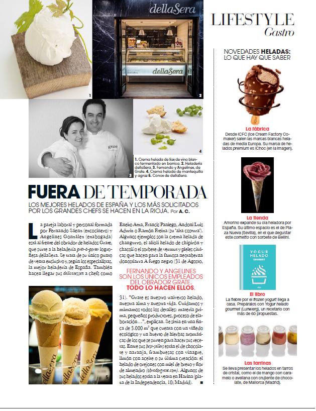 Los mejores helados de España. Noviembre de 2014
