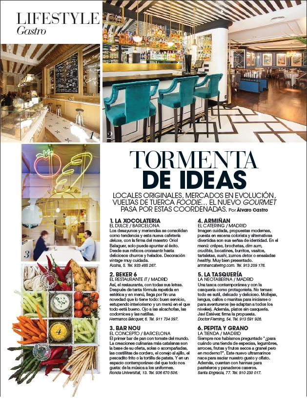 Tormenta de ideas. Abril 2015