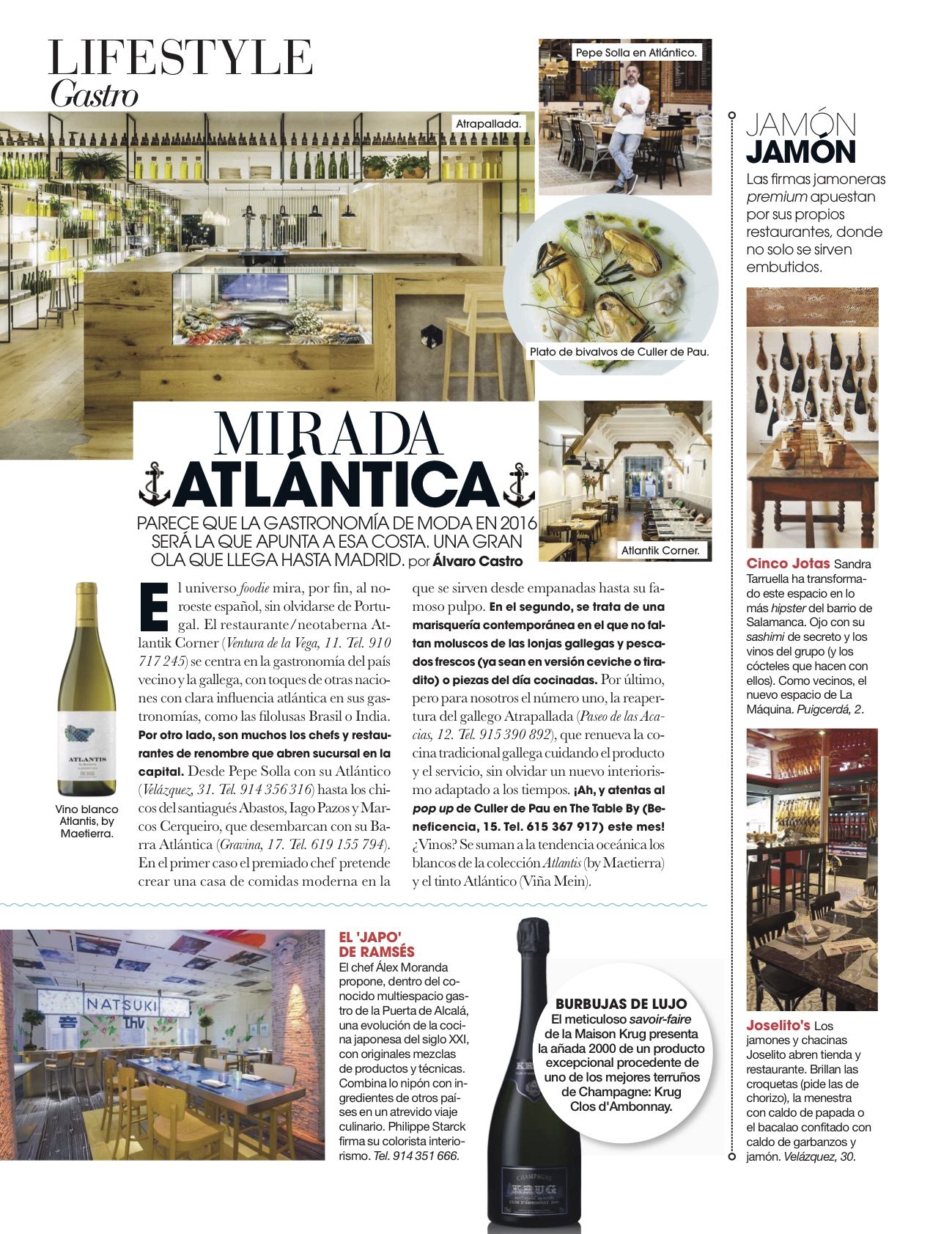 News Gastro/ Enero 2016