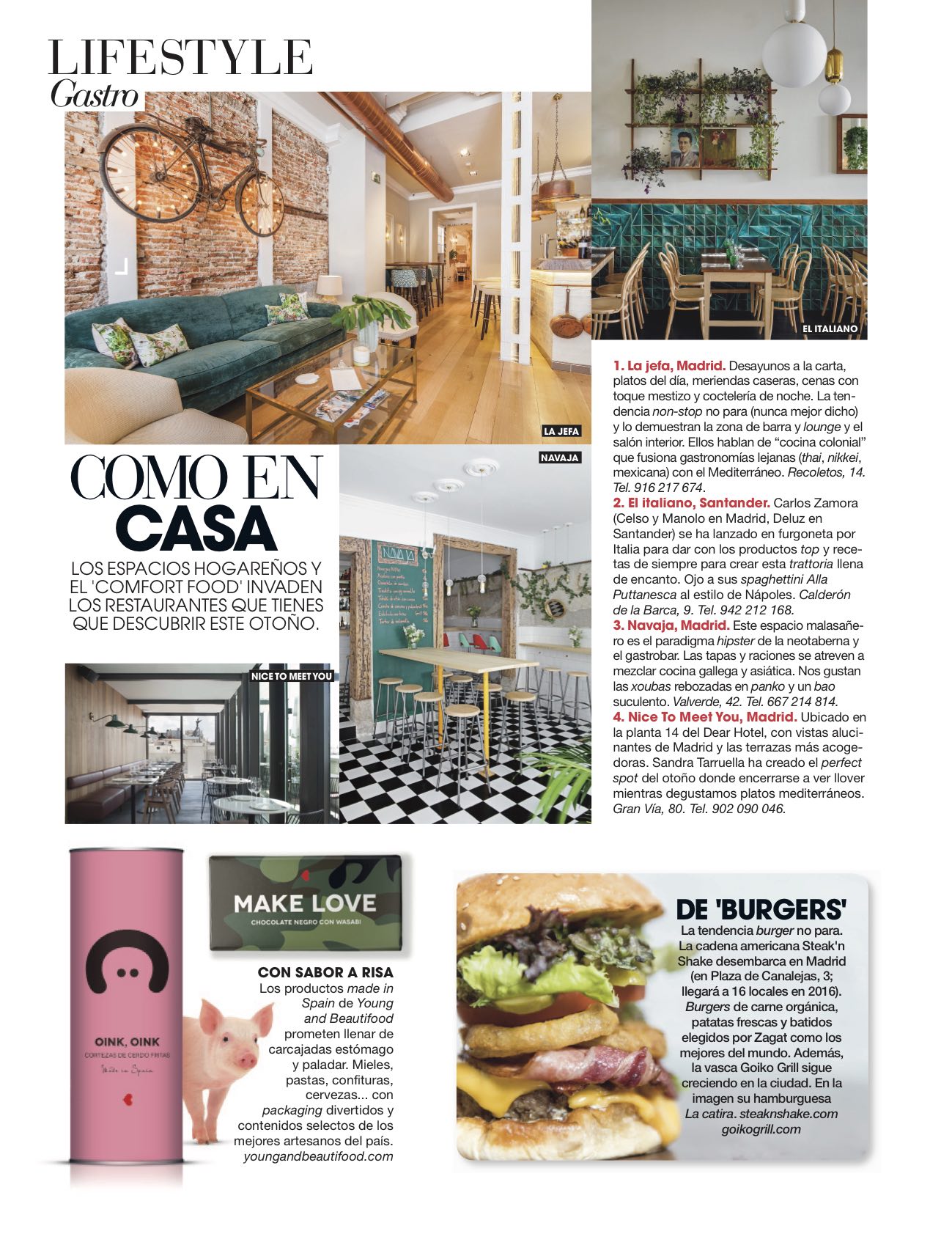 News Gastro/ octubre 2015