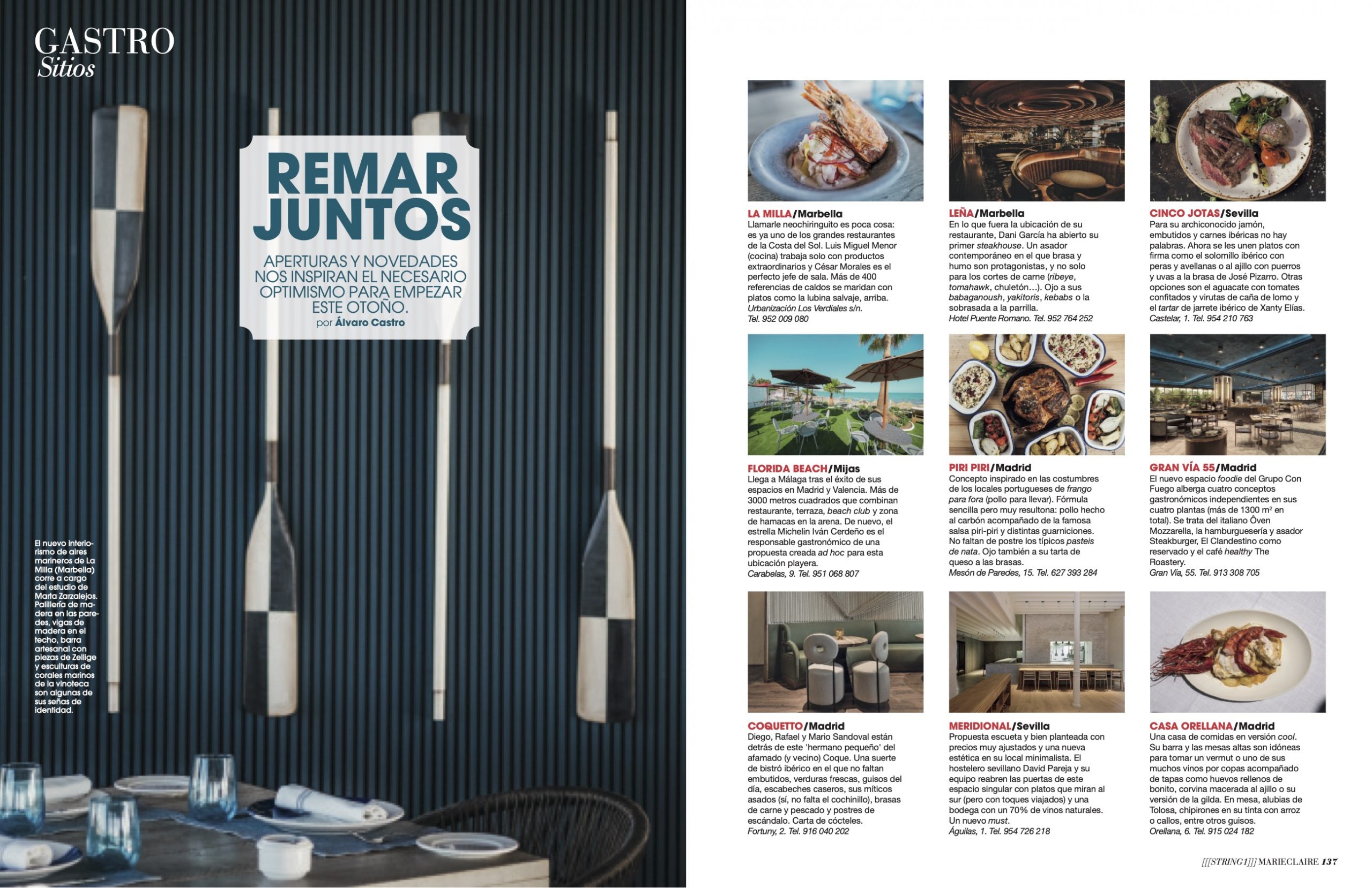 NEWS GASTRO/ RESTAURANTES OCTUBRE 2020
