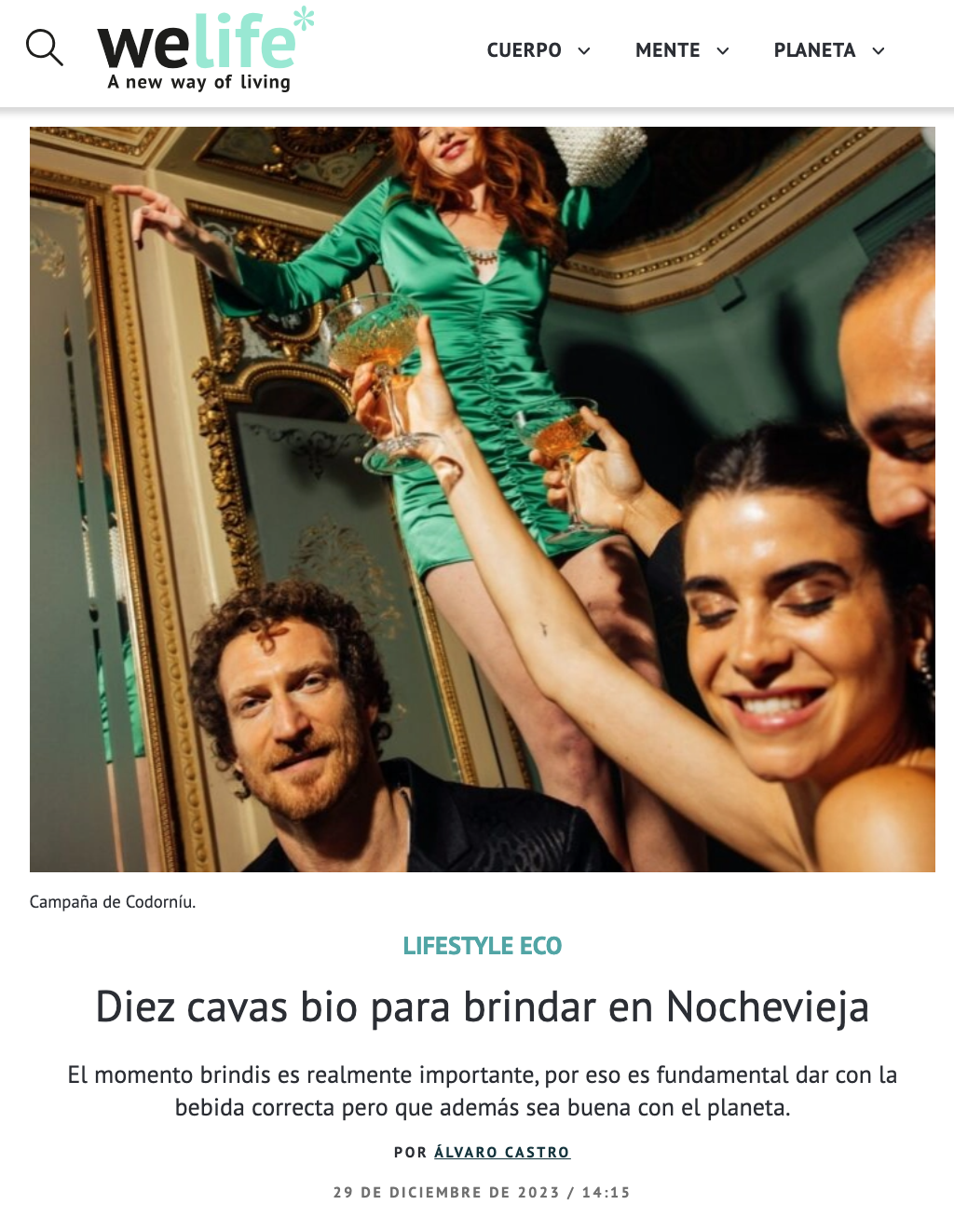 VOCENTO/ Diez cavas ecológicos para brindar
