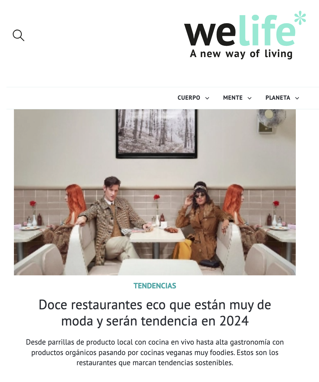 VOCENTO/ Los mejores restaurantes sostenibles