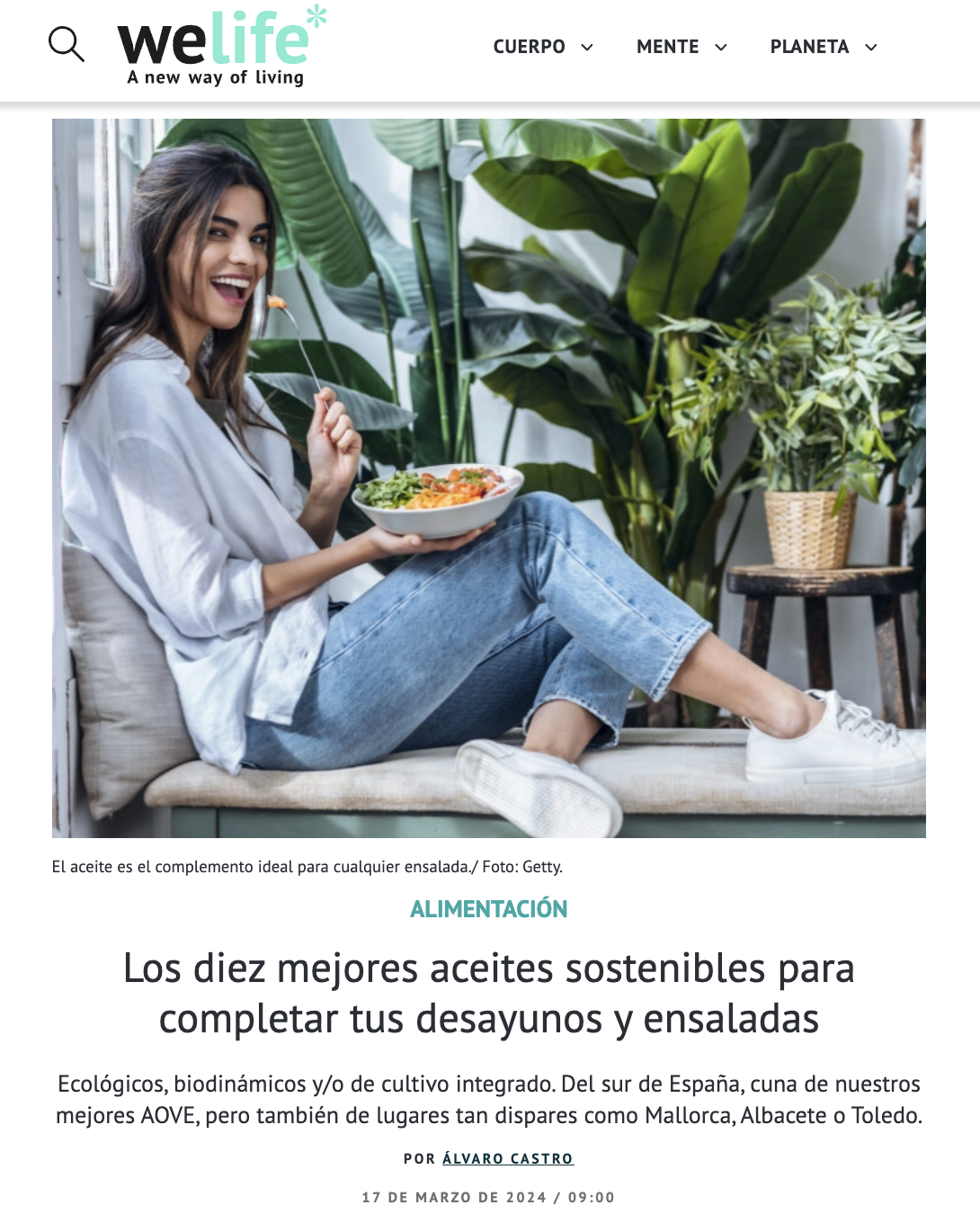 VOCENTO/ Los mejores aceites de oliva sostenibles